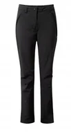 Spodnie damskie - CRAGHOPPERS CZARNE SPODNIE WODOODPORNE DAMSKIE 36 J9A - miniaturka - grafika 1