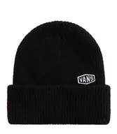 Czapki damskie - Czapka zimowa VANS Hex Patch Cuff Beanie Black VN000QAUBLK1 - miniaturka - grafika 1