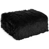 Koce - Koc EUROFIRANY Design 91 Tifany 1 170 x 210 cm Czarny - miniaturka - grafika 1