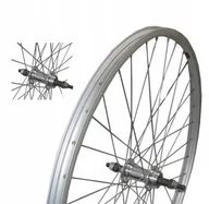 Koła rowerowe - Koło rowerowe tylne 26 alum piasta Quando srebrne - miniaturka - grafika 1