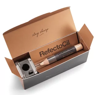 RefectoCil Highlighter Set Kredka rozświetlająca łuk brwiowy + temperówka 6 g - Akcesoria i kosmetyki do stylizacji brwi - miniaturka - grafika 1