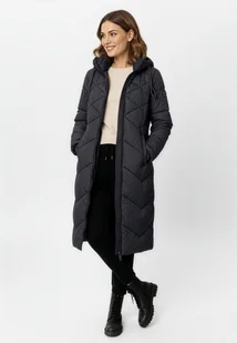 Długi, pikowany płaszcz J-CELESTE - Płaszcze damskie - miniaturka - grafika 1