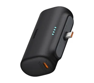 Baseus P10068306113-00 Compact 5000mAh PD 20W USB-C Czarny - Powerbanki - miniaturka - grafika 1