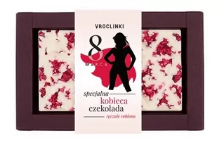 Czekolada biała z żurawiną Dzień Kobiet Vroclinki - Czekolada - miniaturka - grafika 1