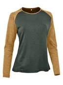 Koszulki sportowe damskie - Maul Sport Koszulka funkcyjna "Eibelkopf" w kolorze oliwkowo-musztardowym - miniaturka - grafika 1