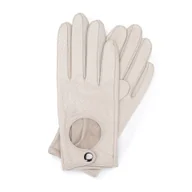 Rękawiczki - Damskie rękawiczki skórzane samochodowe klasyczne - miniaturka - grafika 1