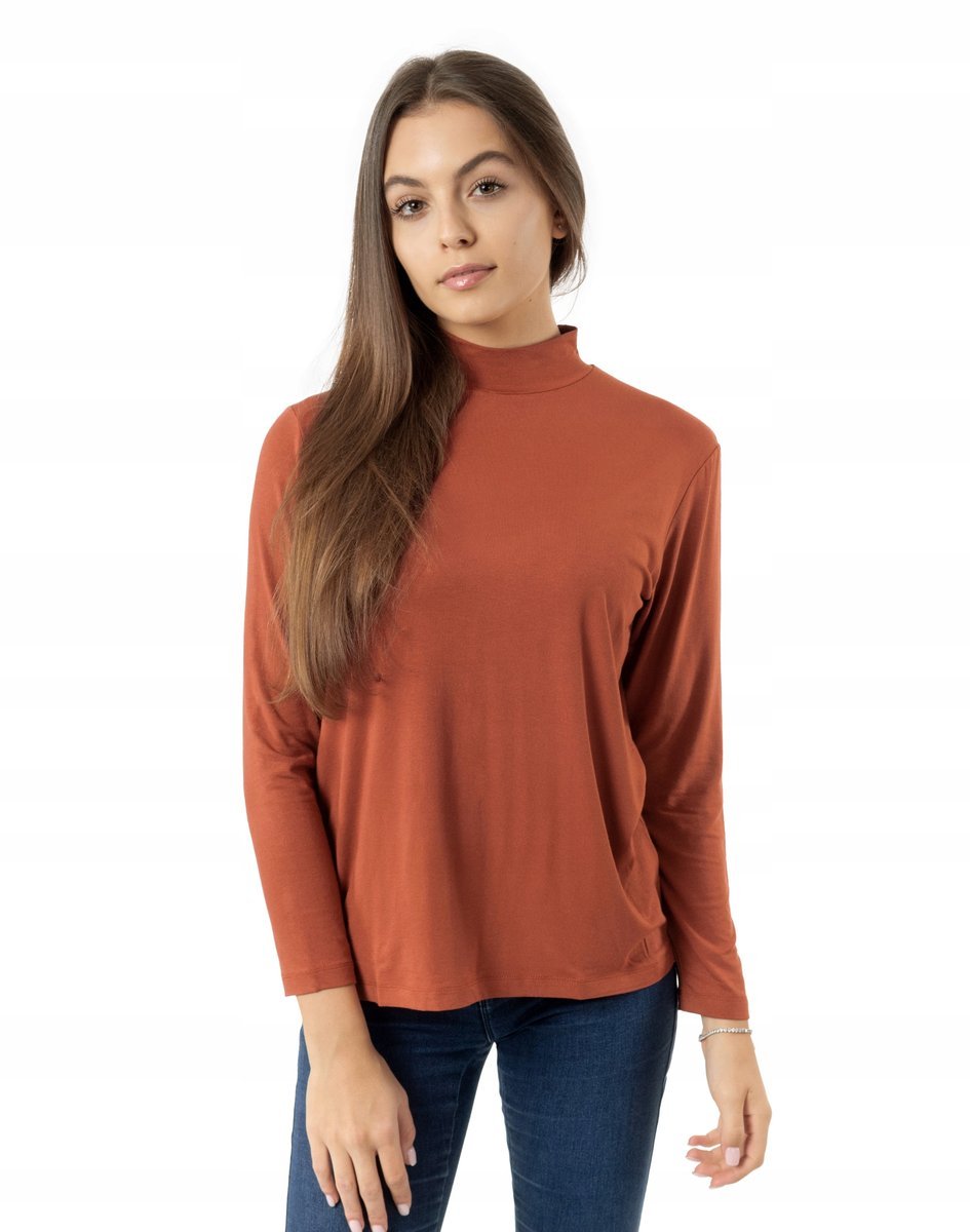 Cienki sweter półgolf damski golf 16377-3 r XL/XXL