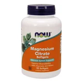 Witaminy i minerały - Now Foods Foods, USA Foods Magnesium Citrate (Cytrynian magnezu) 90 kaps. - miniaturka - grafika 1