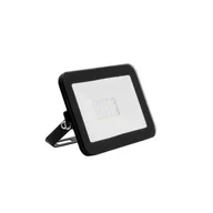 Lampy ogrodowe - Naświetlacz LED 10W 3000K 120lm/W IP65 Slim Szklany Czarny Radikal FloodSlim 1000 lm - miniaturka - grafika 1