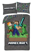 Pościel dla dzieci - Pościel dziecięca Minecraft 140 x 200 mikrofibra Halantex stev creeper - miniaturka - grafika 1