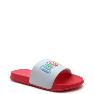 Tommy Hilfiger Klapki - Buty dla dziewczynek - miniaturka - grafika 1