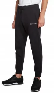 SPODNIE MĘSKIE CALVIN KLEIN BAWEŁNIANE CZARNE SPORTOWE r. M - Dresy męskie - miniaturka - grafika 1