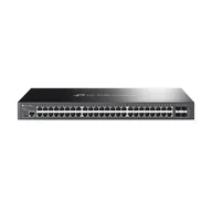 Pozostałe akcesoria sieciowe - TP-Link Omada SG3452 łącza sieciowe Zarządzany L2+ Gigabit Ethernet (10/100/1000) 1U Czarny - miniaturka - grafika 1