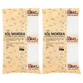 Sól - Sól morska drobna jodowana 1kg (2x500g) - miniaturka - grafika 1