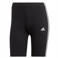 Legginsy - Spodenki damskie adidas Essentials 3-Stri czarne GR3866 2XL - miniaturka - grafika 1