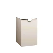 Szafki łazienkowe - Szafka łazienkowa COCO 40 cm kaszmir półmat z koszem na pranie - miniaturka - grafika 1