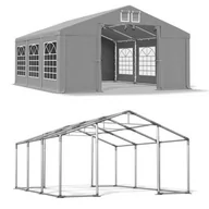 Pawilony ogrodowe - Namiot Imprezowy Całoroczny 5x6x2 Szary WINTER ISD - miniaturka - grafika 1