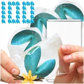 Pieczywo chrupkie - Ciasteczka z Wróżbą Magiczne Podziękowanie dla gości Ciastko Niebieskie 100 - miniaturka - grafika 1