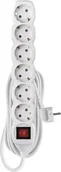 Listwy zasilające - Emos Power Strip SCHUKO with switch - 6 sockets, 5.0m, 1,5mm2 - miniaturka - grafika 1