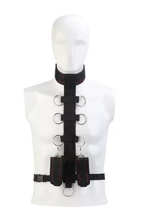 Akcesoria BDSM - INNY Blaze Deluxe Collar Body Restraint 138E155 - grafika 1