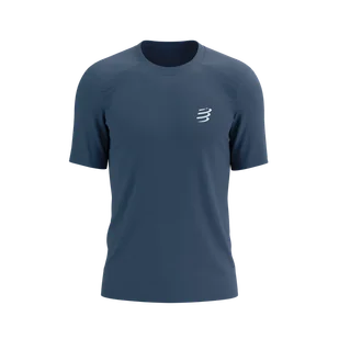 COMPRESSPORT Koszulka biegowa PERFORMANCE SS T-SHIRT indigo - Koszulki sportowe męskie - miniaturka - grafika 1