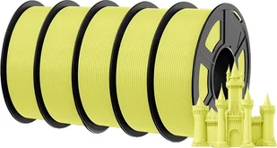 filament do drukarek 3D, materiał przyjazny dla środowiska, waga 1,1 kg, PLAMeta-Yellow-5.5KG - Filamenty i akcesoria do drukarek 3D - miniaturka - grafika 1