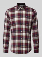 Koszule męskie - Koszula casualowa o kroju tailored fit z kołnierzykiem typu button down - miniaturka - grafika 1