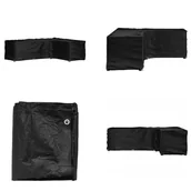Pokrowce na meble ogrodowe - vidaXL Pokrowiec na meble ogrodowe w kształcie litery L 16 oczek 260x210x80 cm - Pokrowiec na meble ogrodowe - Pokrowce na meble ogrodowe - Pokrowiec na meble ogrodowe - Pokrowiec na meble tarasowe - miniaturka - grafika 1