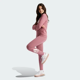 Essentials Big Logo Cotton Tights - Odzież sportowa dziecięca - miniaturka - grafika 1