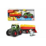 Samochody i pojazdy dla dzieci - Simba DICKIE Happy Traktor Fendt i Przyczepka  3815004 - miniaturka - grafika 1