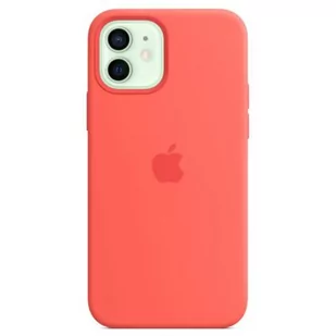 APPLE Etui Silicone Case do iPhone 12 mini Różowy cytrus | MHKP3ZM/A - Etui i futerały do telefonów - miniaturka - grafika 1