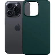 Etui i futerały do telefonów - Etui 3MK Silicone Guardx MagCase do Apple iPhone 16 Pro Ciemno-zielony - miniaturka - grafika 1