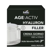 Kremy do twarzy - Matt, AGEACTIV Hyaluron Filler, krem do twarzy i szyi, z czystym kwasem hialuronowym i filtrem przeciwsłonecznym SPF 15, potrójne nawilżenie, regeneruje i modeluje skórę, chroni przed promieniami - miniaturka - grafika 1