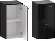 Szafki łazienkowe - Słupek Łazienkowy ROSEN 35 1D D P- Uchwyt Czarny - miniaturka - grafika 1