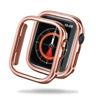 Akcesoria do smartwatchy - Etui obudowa ochronna Apple Watch 7/8/9 (45MM) różowe złoto - miniaturka - grafika 1