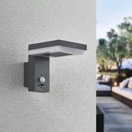 Lampy ogrodowe - Lindby Laira kinkiet zewnętrzny solarny LED 15,5cm - miniaturka - grafika 1