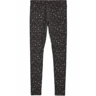Spodnie sportowe damskie - Damskie legginsy Essentials ze zwierzęcym nadrukiem PUMA Black - miniaturka - grafika 1