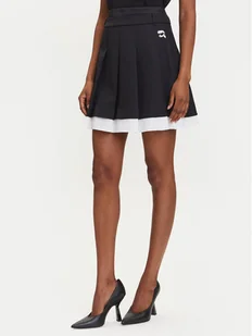 KARL LAGERFELD Spódnica mini A3W12021 Czarny Regular Fit - Spódnice - miniaturka - grafika 1