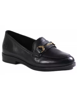 MOKASYNY RIEKER - 46262-01 BLACK - Rieker - Mokasyny damskie - miniaturka - grafika 1