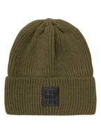 Czapki dla dzieci - Color Kids Czapka w kolorze khaki - miniaturka - grafika 1