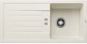 Zlewozmywaki - Zlewozmywak granitowy BLANCO Favum 45 S Silgranit Delikatny biały 527083 - miniaturka - grafika 1