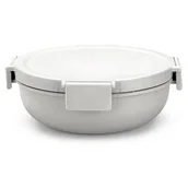 Miski i półmiski - Brabantia 206368 - miska na sałatkę make   take - 1,3l - light grey kod: 20 63 68 - miniaturka - grafika 1