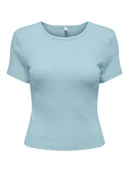 Koszulki i topy damskie - ONLY Koszulka w kolorze błękitnym - miniaturka - grafika 1