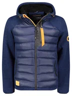 Odzież trekkingowa męska - Geographical Norway Kurtka polarowa "Theo" w kolorze granatowym - miniaturka - grafika 1