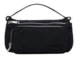 Desigual Women's Accessories Nylon Across Body Bag, czarna, czarny - Torebki damskie - miniaturka - grafika 1