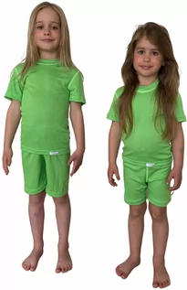 Odzież sportowa dziecięca - SPORT szorty - dziecięce .150 .zielony - grafika 1