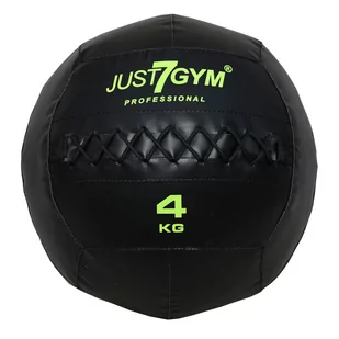 Piłka lekarska WALL BALL PREMIUM 4kg - Obciążenia - miniaturka - grafika 1
