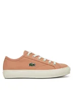 Trampki damskie - Lacoste Tenisówki 7-49CFA0012 Różowy - miniaturka - grafika 1