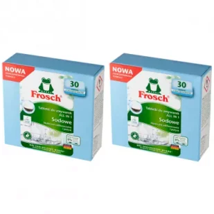 Frosch Sodowe tabletki do zmywarek All in 1 zestaw 2 x 30 szt. - Środki do zmywarek - miniaturka - grafika 1