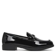 Półbuty damskie - Loafersy LOVE MOSCHINO JA10012G1MIH000B Czarny - miniaturka - grafika 1